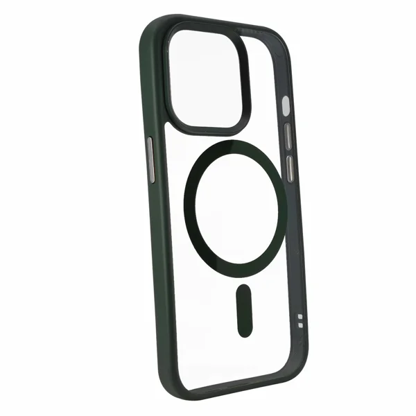 Nettech Apple iPhone 14 Pro Uyumlu Orjin Case MagSafe Manyetik Arka Koruma Kılıf (Yeşil) NT-96725 - 2