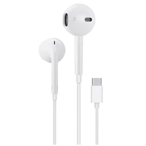 Nettech NT-HS10 Type-C Girişli Kulak İçi Kulaklık (Beyaz) NT-HS10