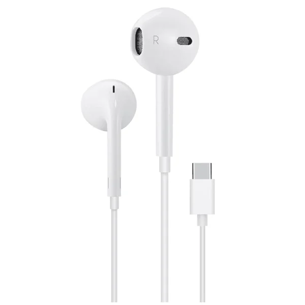 Nettech NT-HS10 Type-C Girişli Kulak İçi Kulaklık (Beyaz) NT-HS10