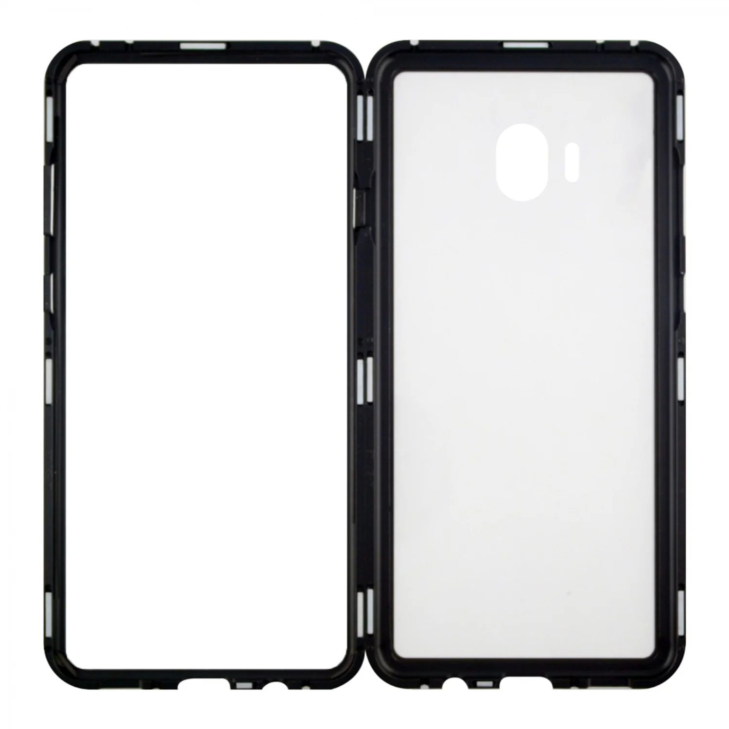 New Case Samsung Galaxy J400 J4 Uyumlu Arka Koruma Arka Koruma Kılıf (Siyah) VR-12087