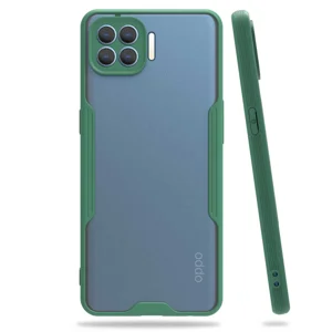 Nettech Oppo Reno 4 Lite Uyumlu Platin Seri Arka Koruma Kılıf (Yeşil) NT-84379