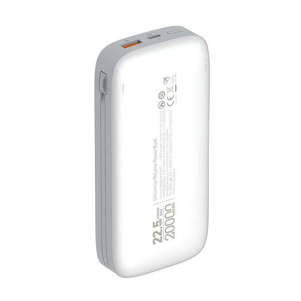 Nettech NT-PW31 SCP 22.5W 20000 MAh Taşınabilir Powerbank (Beyaz) NT-104490 - 4