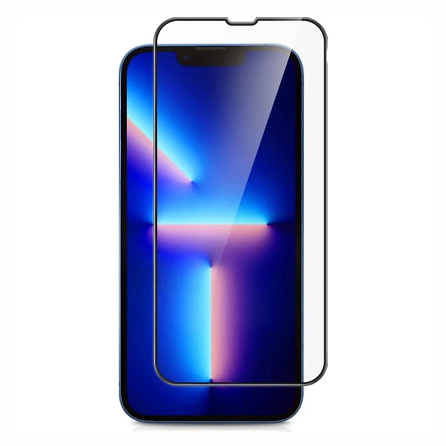 Nettech Apple iPhone 14 Pro Max Uyumlu 5D Glas Full Cam Koruyucu (Siyah) NT-98469