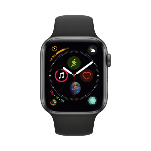 Apple Watch Series 4 - Alüminyum - 44mm - Cellular - Gece yarısı