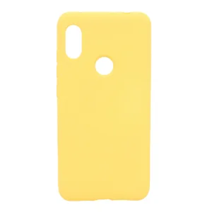 Nettech Xiaomi Redmi Note 6 Pro Uyumlu Nano Arka Koruma Kılıf (Sarı) NT-79409