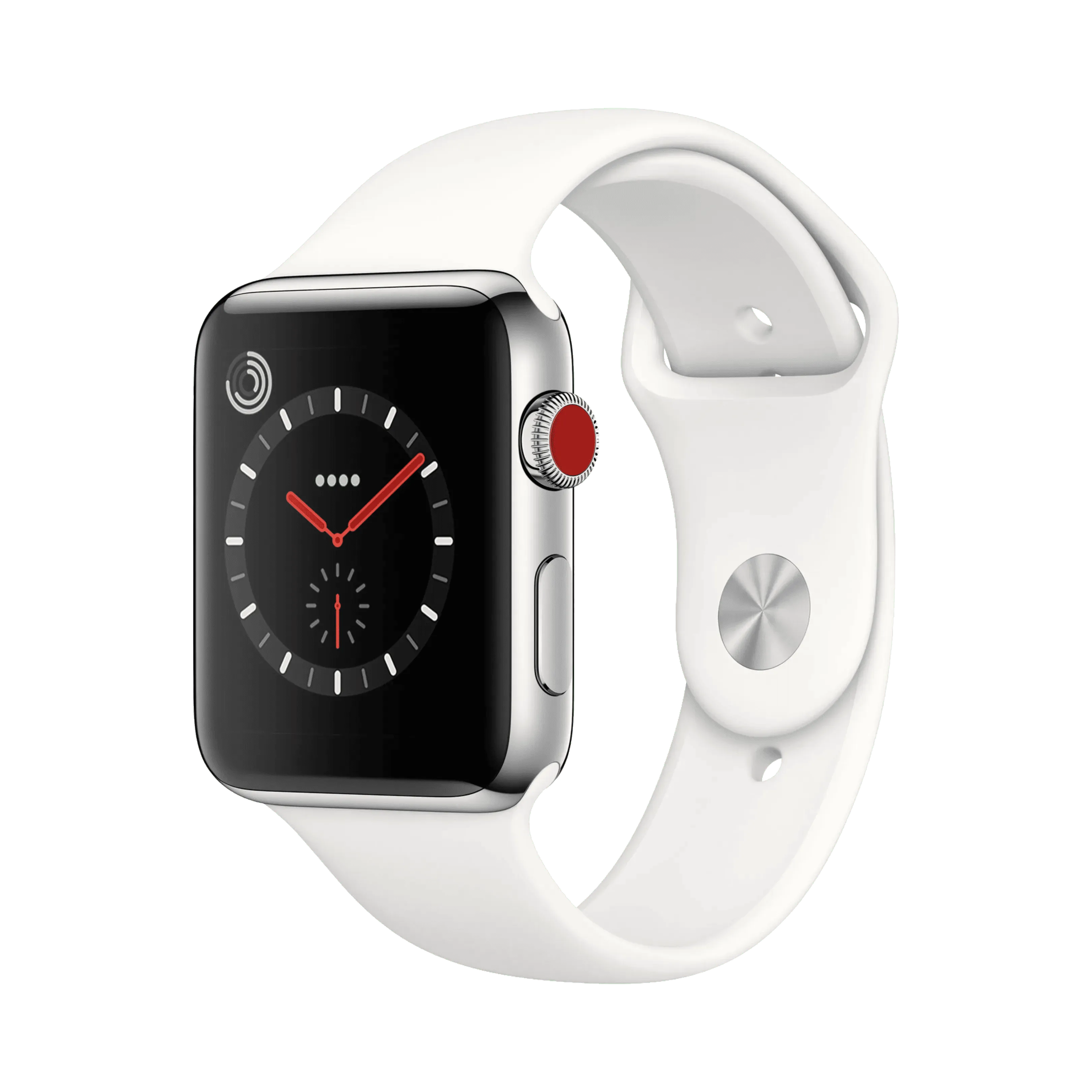 Apple Watch Series 3 - Paslanmaz Çelik - 42mm - Cellular - Gümüş