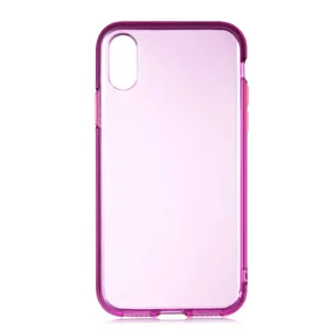 Apple iPhone X Kılıf Zore Bistro Kapak - Mor
