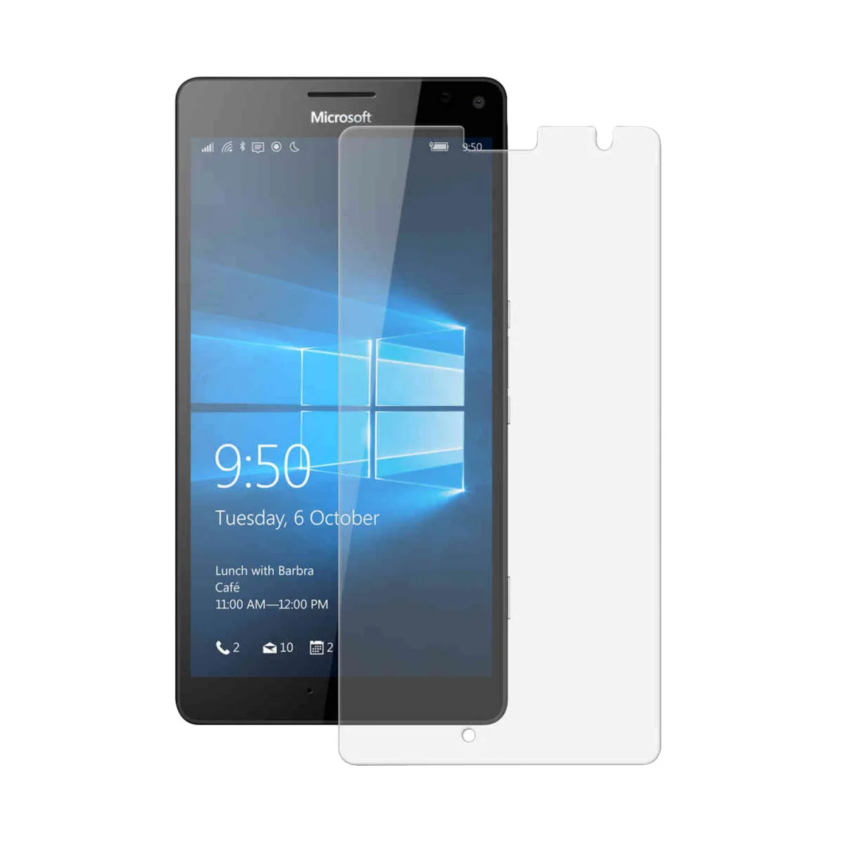 Nettech Microsoft Lumia 950 XL Uyumlu Ön Koruma Cam Ekran Koruyucu NT-18330