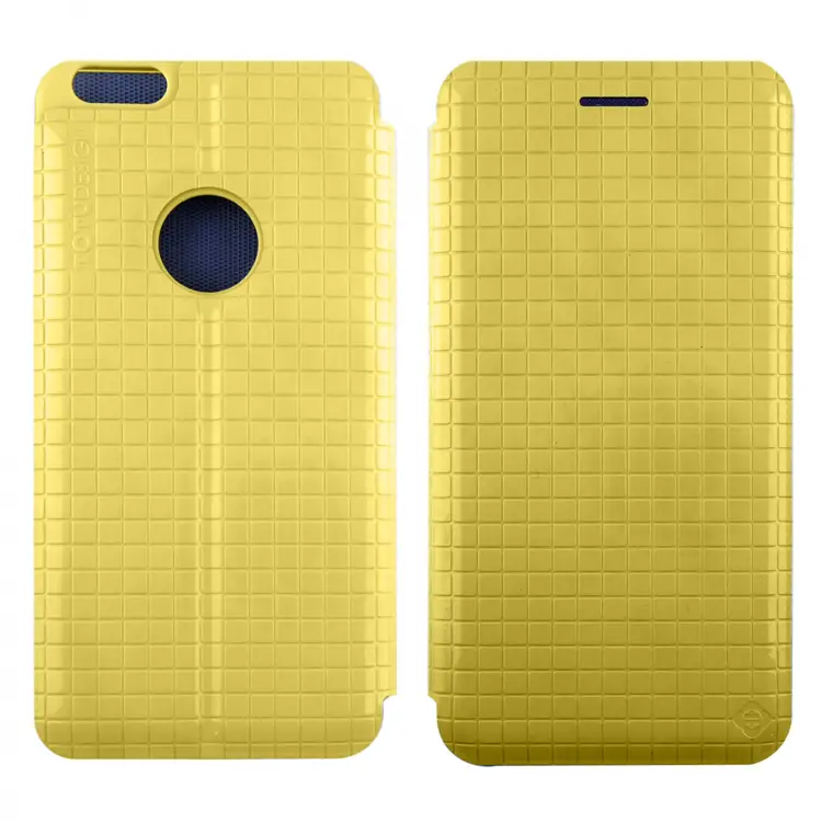 Totu Apple iPhone 6S Plus Uyumlu Cüzdan Kapaklı Kılıf (Gold) VR-8493