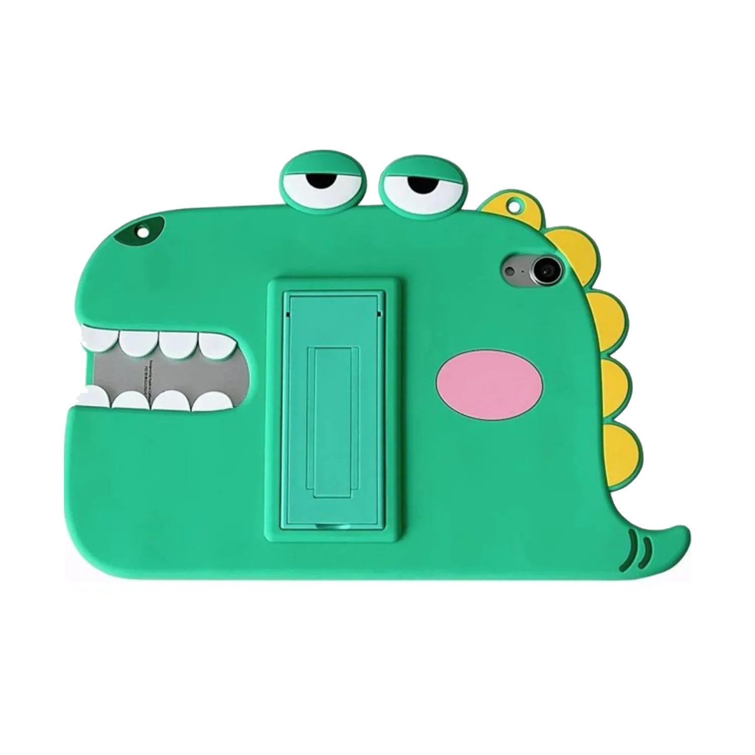 Nettech Samsung Galaxy Tab A9 X110 Uyumlu Maskot Seri Arka Koruma (Yeşil) NT-109494