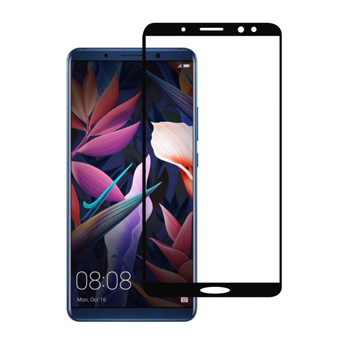 Helt Huawei Mate 10 Pro Uyumlu Ön Koruma Nano Ekran Koruyucu (Siyah) VR-8757