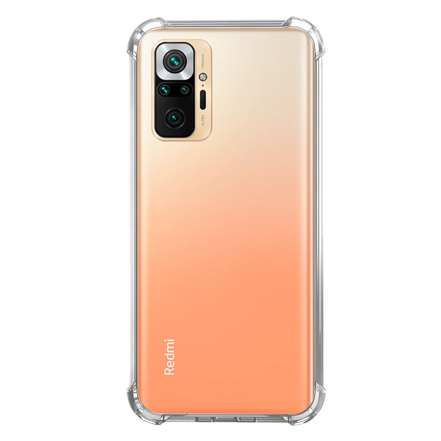 Nettech Xiaomi Redmi Note 10 Pro 4G Uyumlu Rarroz Seri Arka Koruma Kılıf (Şeffaf) NT-88101