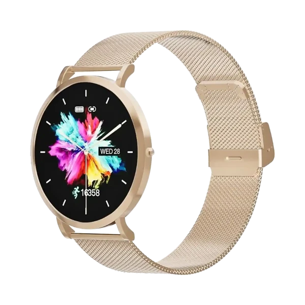 Fro LW-43V - Paslanmaz Çelik - 43mm - Bluetooth - Altın - 1