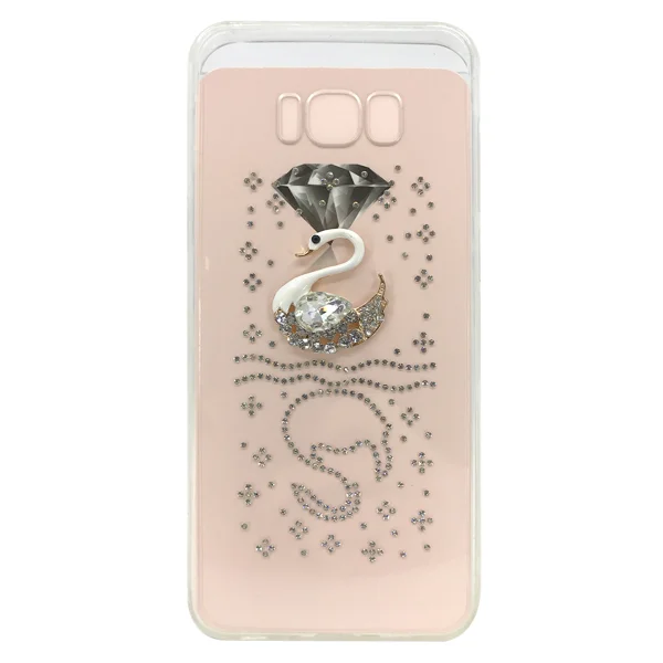 Nettech Samsung Galaxy G950 S8 Uyumlu Taşlı Seri Arka Koruma Kılıf (Rose Gold) NT-17041 - 5