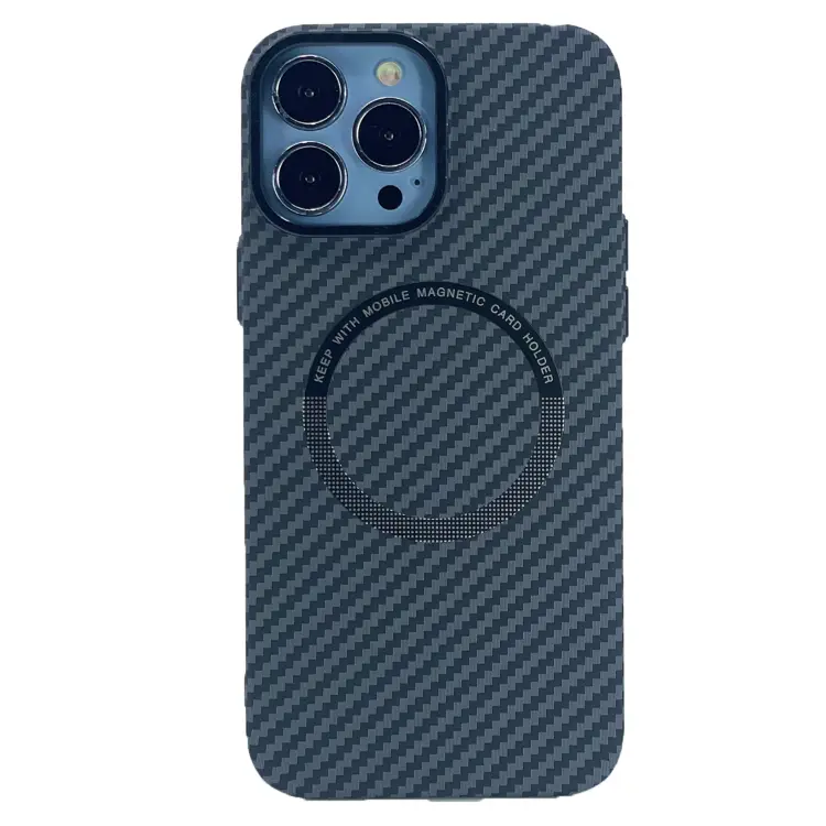 Nettech Apple iPhone 13 Pro Max Uyumlu Hybrid Karbon Seri Arka Koruma Kılıf (Siyah) NT-100526