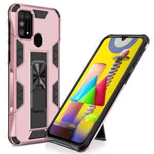 Galaxy M31 Kılıf Zore Volve Kapak - Rose Gold