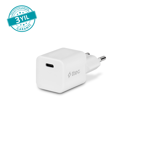 Ttec SmartCharger 20W PD Seyahat Hızlı Şarj Aleti 2SCP01B - 1