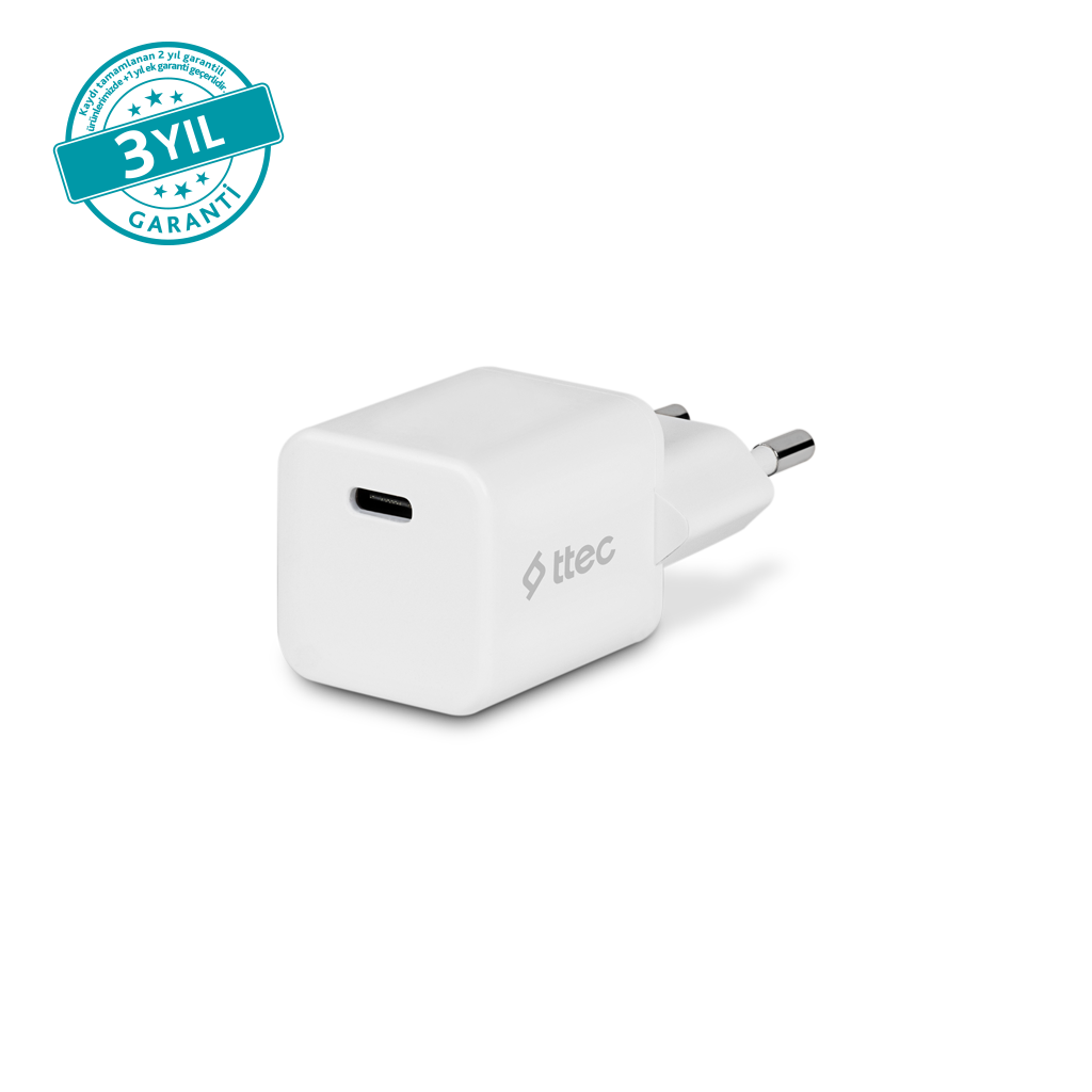 Ttec SmartCharger 20W PD Seyahat Hızlı Şarj Aleti 2SCP01B