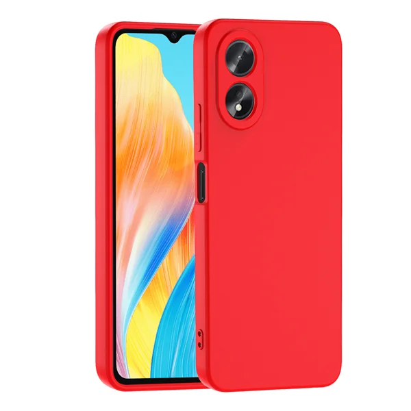 Oppo A38 Kılıf Zore Mara Lansman Kapak - Kırmızı - 1