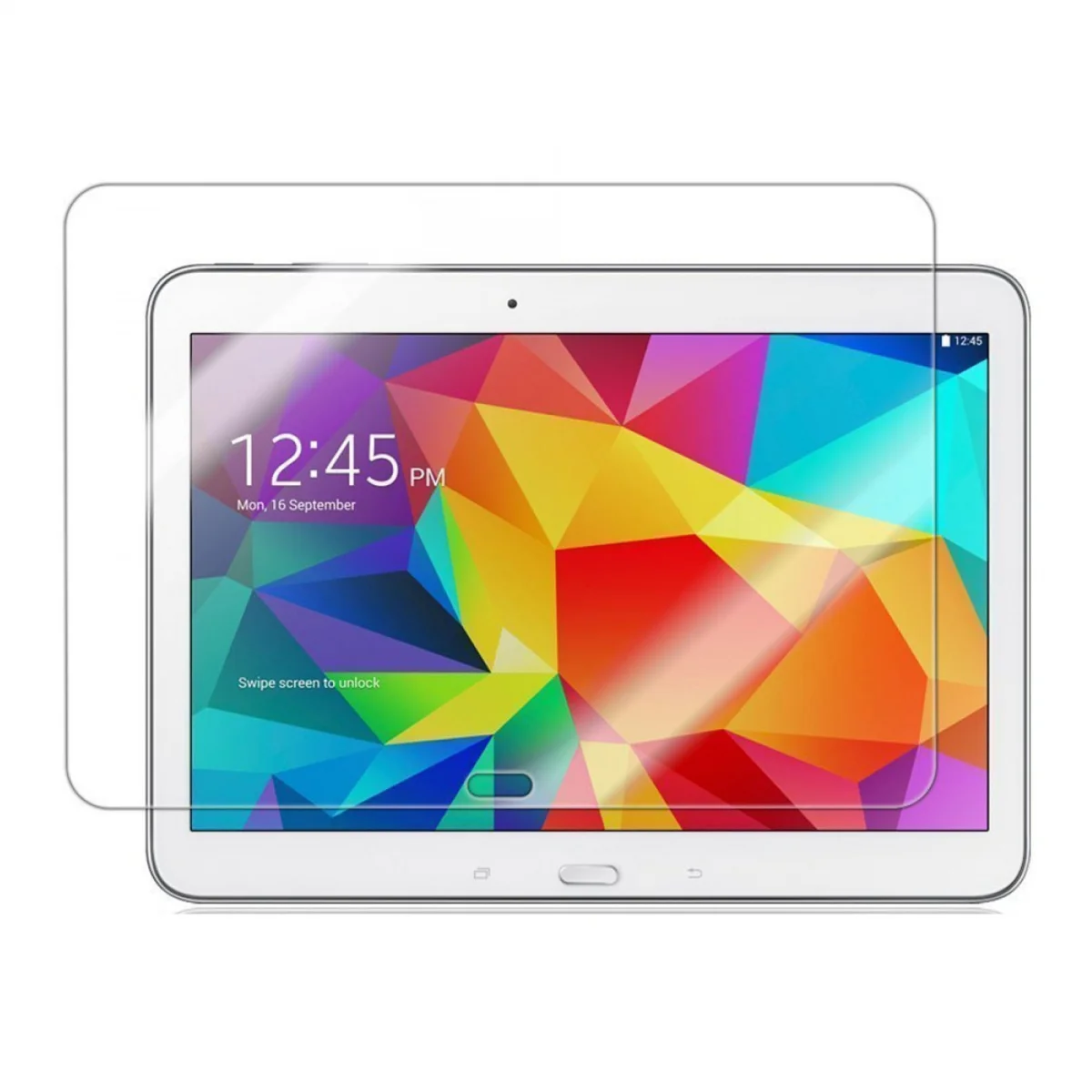 Nettech Samsung Galaxy T530 Tab 4 10.1 Uyumlu Ön Koruma Cam Ekran Koruyucu (Şeffaf) NT-4049
