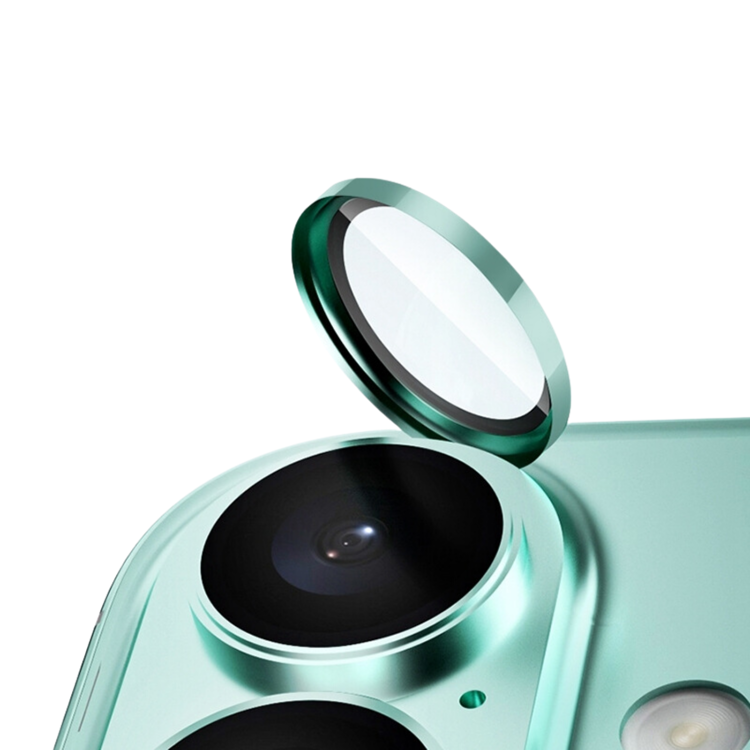 Nettech Apple iPhone 16 Uyumlu Alüminyum Seri Kamera Cam Koruyucu (Yeşil) NT-111109