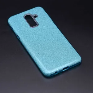 Galaxy J8 Kılıf Zore Shining Silikon - Mavi