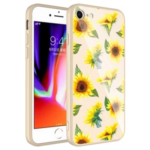 Apple iPhone 8 Kılıf Kamera Korumalı Desenli Sert Silikon Zore Epoksi Kapak - NO2