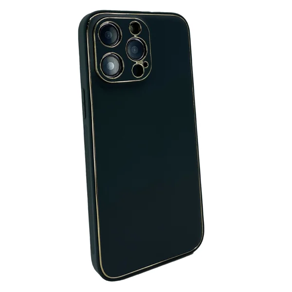 Nettech Apple iPhone 14 Pro Uyumlu Coco Leather Seri Arka Koruma Kılıf (Yeşil) NT-99751 - 2