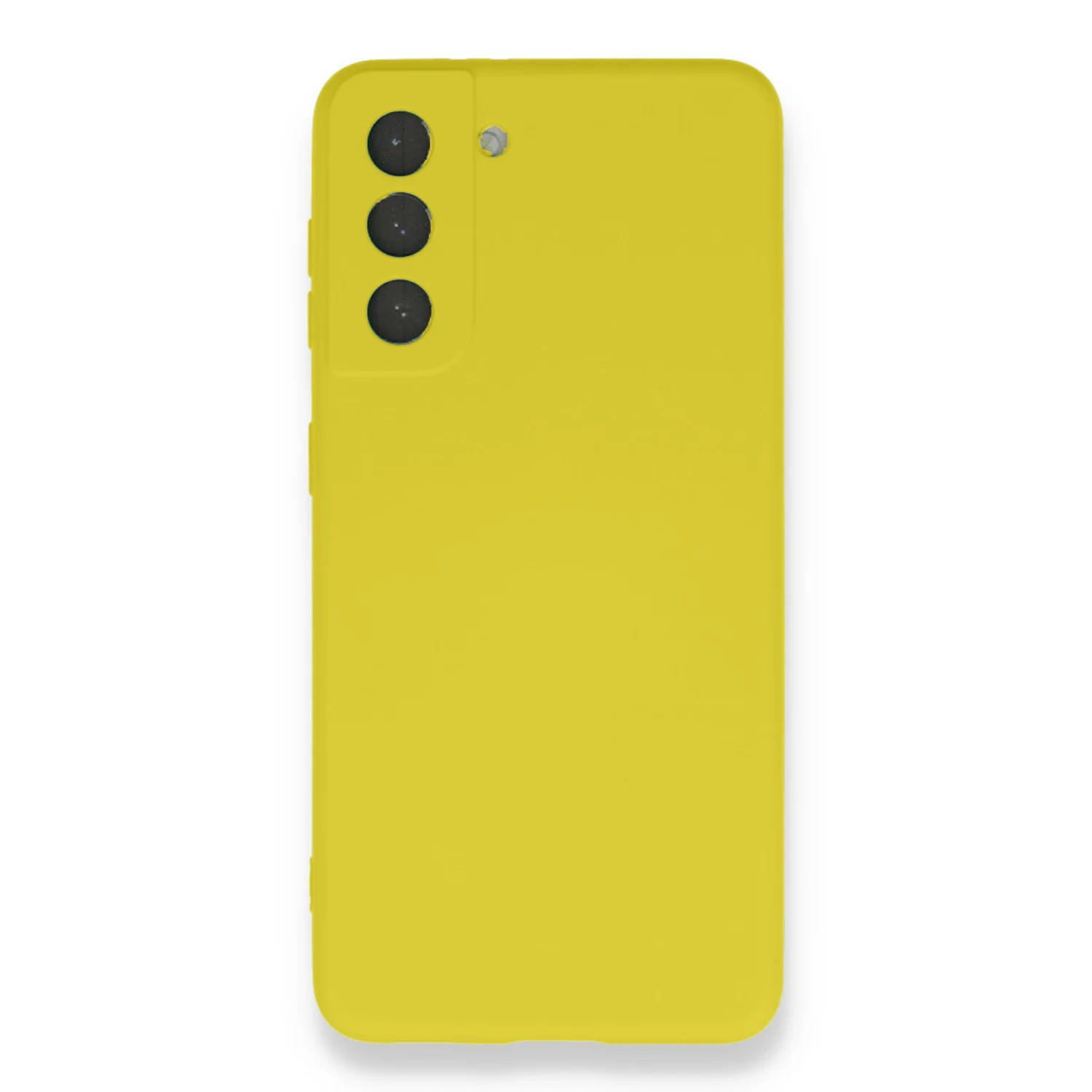 Nettech Samsung Galaxy S21 Uyumlu Nano Arka Koruma Kılıf (Sarı) NT-87454