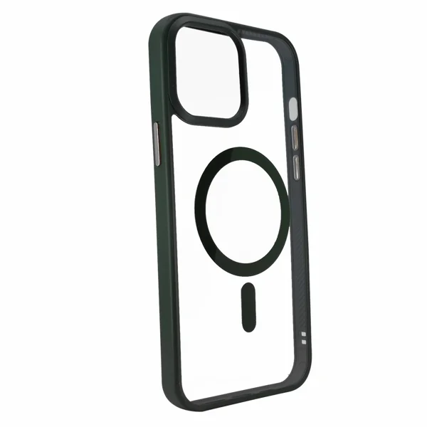 Nettech Apple iPhone 13 Pro Max Uyumlu Orjin Case MagSafe Manyetik Arka Koruma Kılıf (Yeşil) NT-94748 - 2