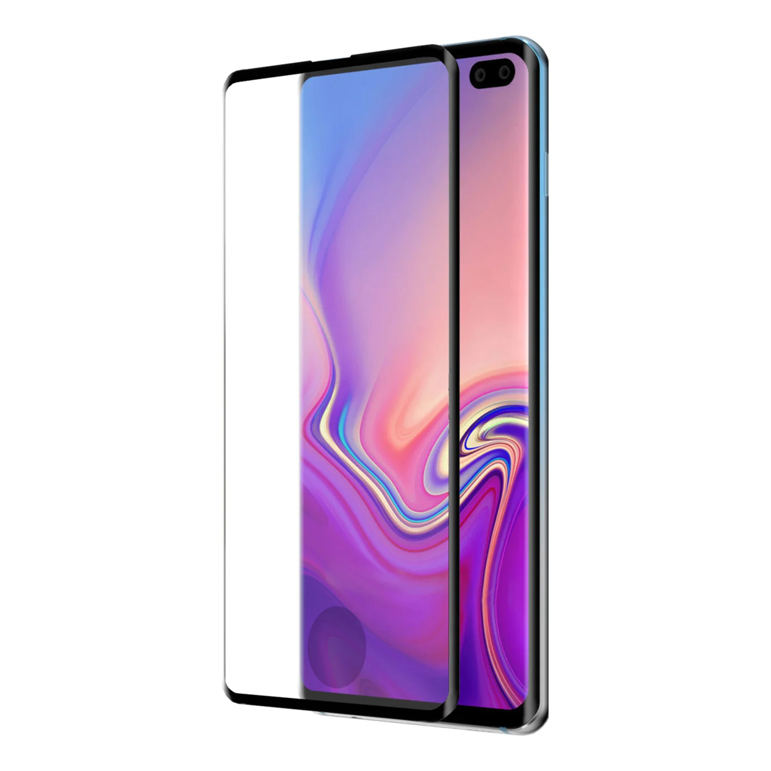 Ufo Samsung Galaxy S10 Uyumlu Ön Koruma Nano Ekran Koruyucu (Siyah) VR-14032