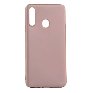 Galaxy A20S Kılıf Zore Premier Silikon Kapak - Rose Gold