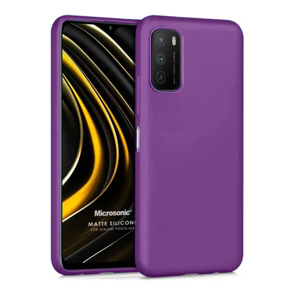 Nettech Xiaomi Poco M3 Uyumlu Nano Arka Koruma Kılıf (Mor) NT-87729 - 1