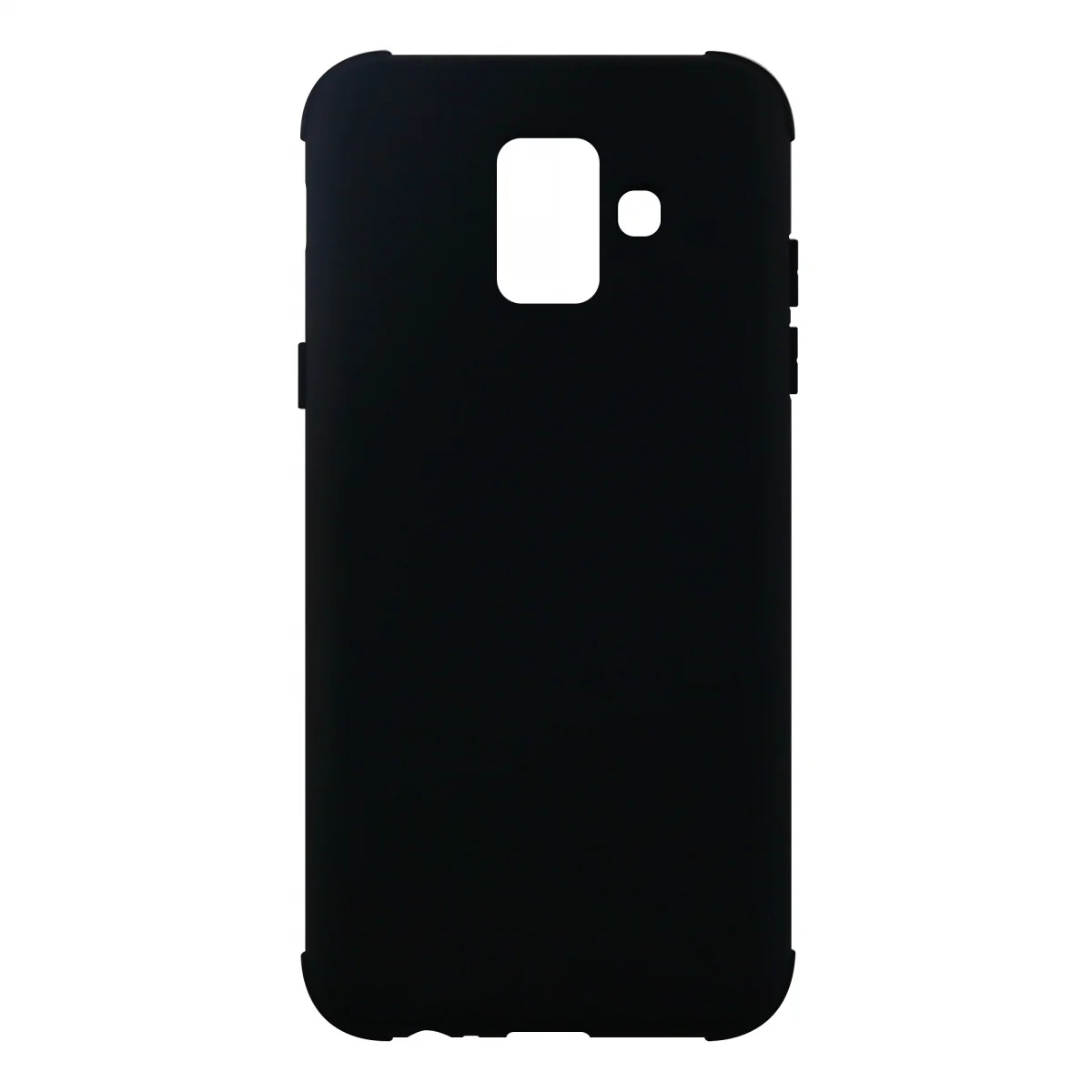 Nettech Samsung Galaxy A600 A6 2018 Uyumlu Arka Koruma Arka Koruma Kılıf (Siyah) VR-12571