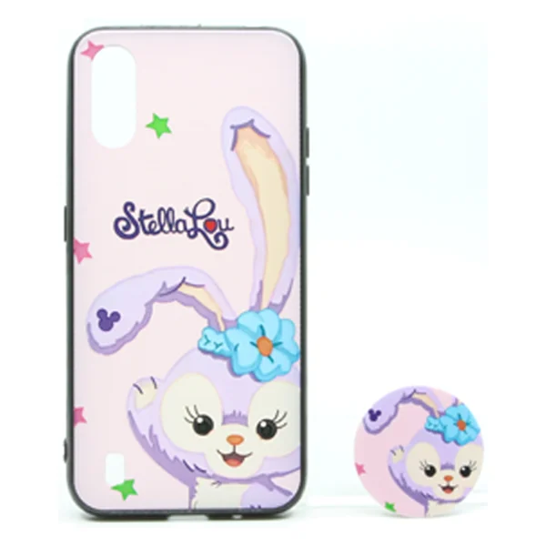 Nettech Samsung Galaxy A01 Uyumlu Desenli Popsocket Seri Arka Koruma Kılıf (Çeşitli Desen) NT-79702 - 5