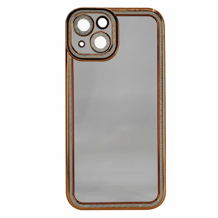 Nettech Apple iPhone 13 Uyumlu Lüx Kristal Seri Arka Koruma Kılıf (Şeffaf) NT-97090