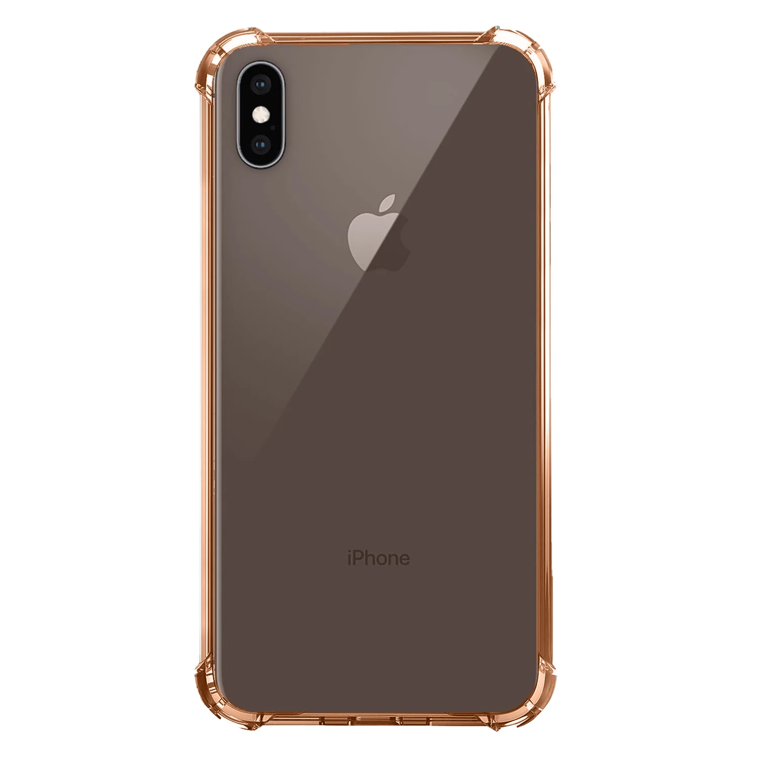 Rarroz Apple iPhone XS Max Uyumlu Rarroz Seri Arka Koruma Kılıf (Rose Gold) NT-83394
