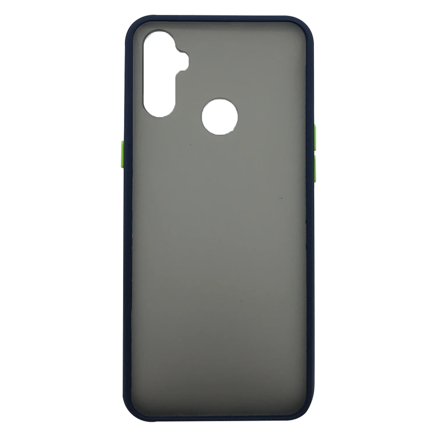 Nettech Realme C3 Uyumlu Montreal Seri Arka Koruma Kılıf (Lacivert) NT-91282