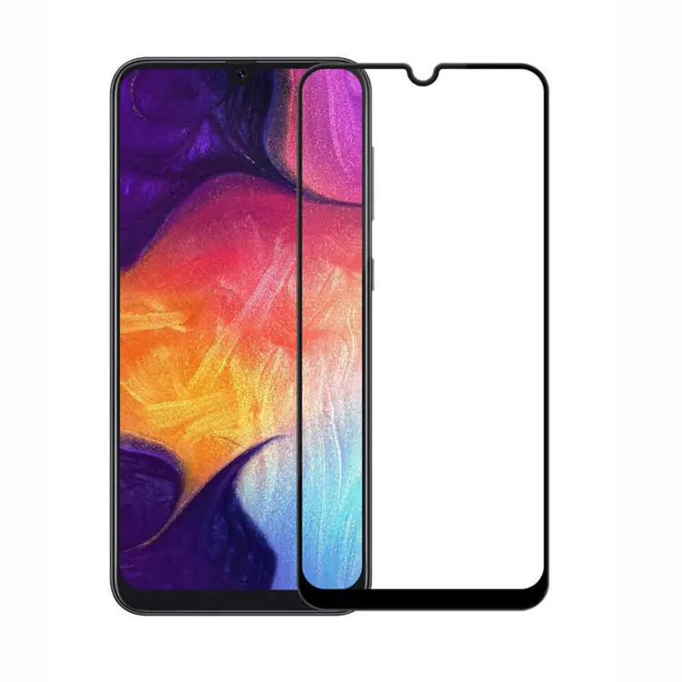 Nettech Samsung Galaxy A03S Uyumlu Ön Koruma Seramik Nano Ekran Koruyucu (Siyah) NT-93792