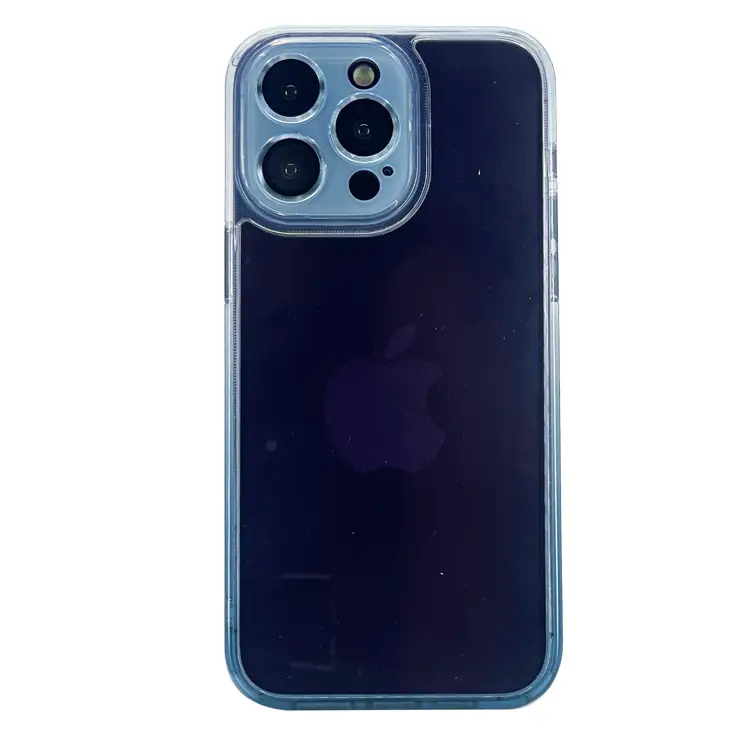 Nettech Apple iPhone 13 Pro Uyumlu Kamera Korumalı Yıldız Elmas Seri Arka Koruma Kılıf (Sierra Mavisi) NT-101205