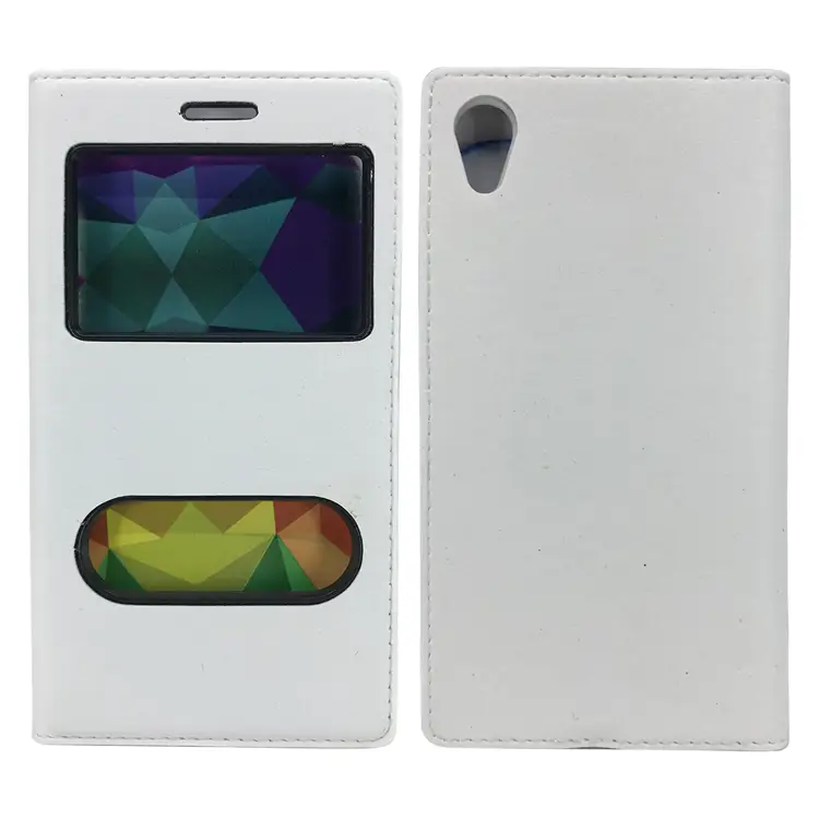 Sony Sony Xperia X Uyumlu Cüzdan Kapaklı Kılıf (Beyaz) VR-5393