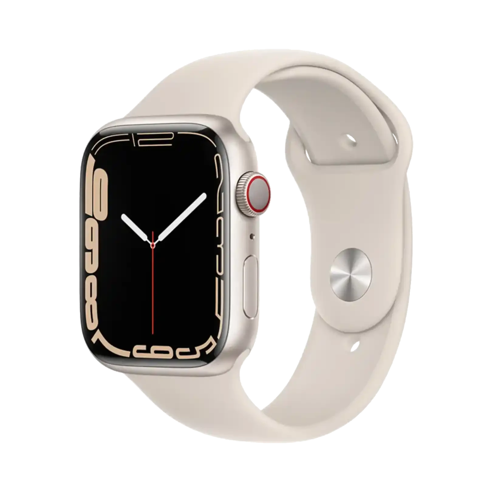 Apple Watch Series 7 - Alüminyum - 45mm - Cellular - Yıldız Işığı