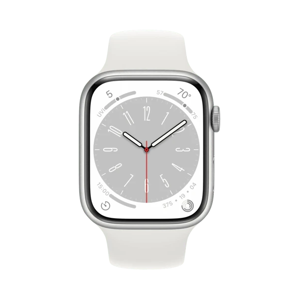 Apple Watch Series 8 - Alüminyum - 45mm - Cellular - Gümüş - 2