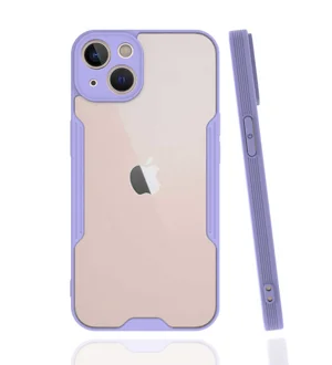 Apple iPhone 14 Plus Kılıf Zore Parfe Kapak - Mor
