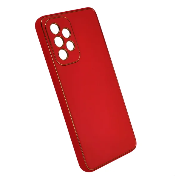 Nettech Samsung Galaxy A33 Uyumlu Coco Leather Seri Arka Koruma Kılıf (Kırmızı) NT-93400 - 2