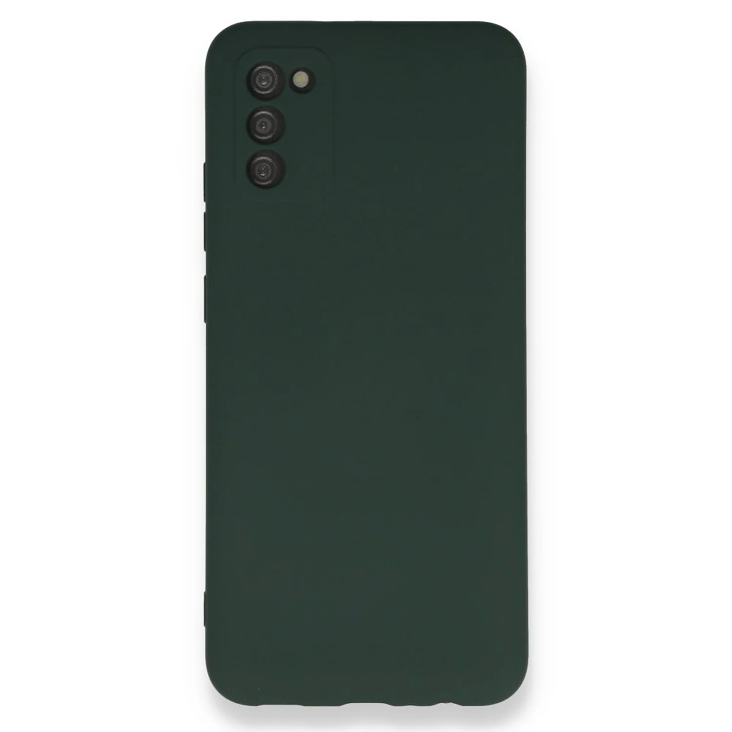Nettech Samsung Galaxy A03S Uyumlu Nano Arka Koruma Kılıf (Koyu Yeşil) NT-100384