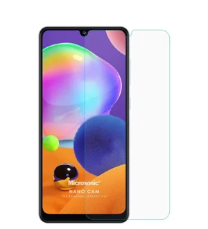 Nettech Samsung Galaxy A31 Uyumlu Ön Koruma 9H Nano Ekran Koruyucu (Şeffaf) NT-80125