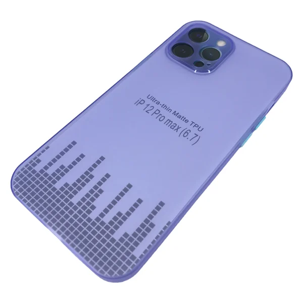 Nettech Apple iPhone 12 Pro Max Uyumlu Ultra Slim Arka Koruma Kılıf (Lila) NT-90620 - 2