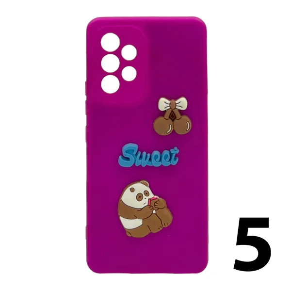 Nettech Samsung Galaxy A53 Uyumlu Maskot Seri Arka Koruma Kılıf (Karışık Renk) NT-106208 - 5