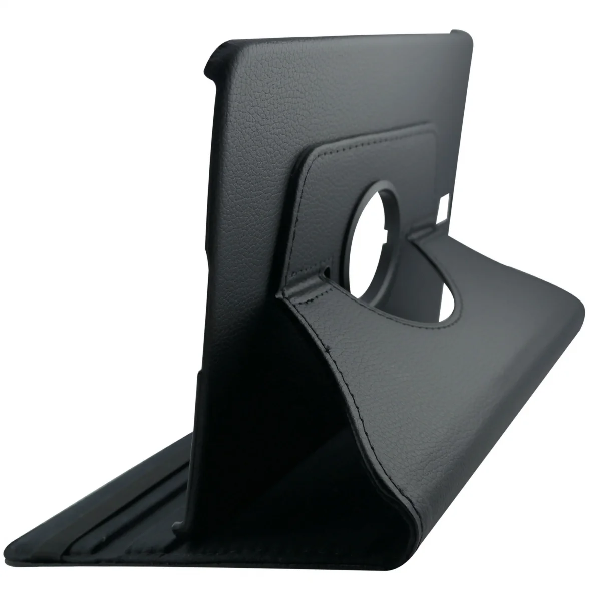 Nettech Samsung Galaxy T820 Tab S3 Uyumlu 360 Kapaklı Kılıf (Siyah) VR-4161